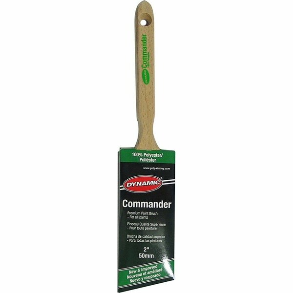 Dynamic Paint Products Dynamic 2 in. 50mm Commander Angled Sash Polyester Brush 88005